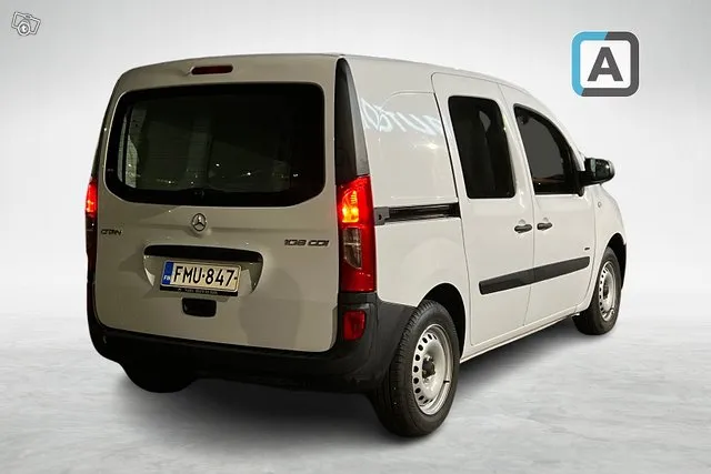 Mercedes-Benz Citan 108CDI K keskipitkä A2 * ALV / Ilmastoitu * Image 3